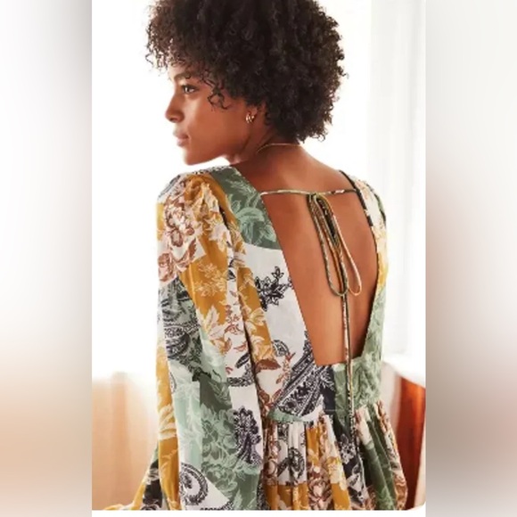 Anthropologie Tiered Mini Dress - Picture 3 of 3